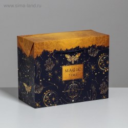 Пакет—коробка Magic time, 23 × 18 × 11 см