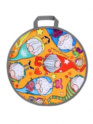 Ледянка мягкая Gnome, круглая, d=45 см толщина 1.2 см, рисунок МИКС