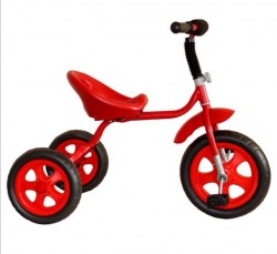 Велосипед трехколесный Лучик Малют 4, колеса EVA  10"/8" красный 