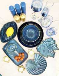 Тарелка обеденная Лунная тропа d=21 см