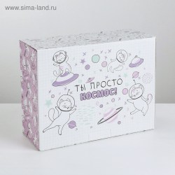 Коробка‒пенал «Ты просто космос», 30 × 23 × 12 см