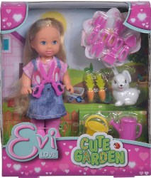 Кукла Еви 12 см в саду с питомцем Simba	