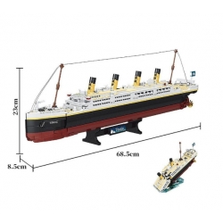 Конструктор Creator Конструктор Титаник 1507 деталей с функцией разлома кормы