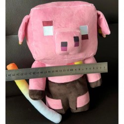 Плюшевая боевая свинья Piglin из Майнкрафт 30 см