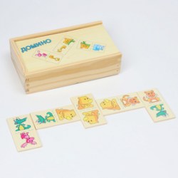 Домино Зверята 10.5×18.5×5 см