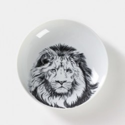 Тарелка фарфоровая глубокая Лев, 700 мл d=20,5 см