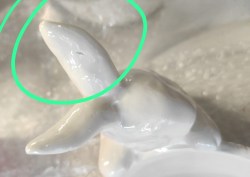 уценка Конфетница Доляна «Зайка», 650 мл, 21,5×15,5×16,5 см