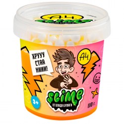 Игрушка ТМ Slime Crunch-slime Влад оранжевый, 110 г. А4 арт.SLM060