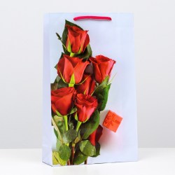 Пакет ламинированный "Букет роз", 40,5 х 24,8 х 9 см  