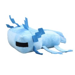 Мягкая игрушка Плюшевая Аксолотля из Майнкрафт 30 см голубая