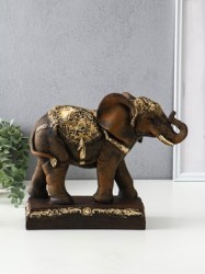 Фигура Слон Удачи 31х22х10 см, золото