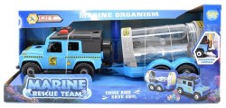 Внедорожник MARINE ORGANISM сборный с прицепом в коробке