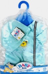 Одежда для пупса в пакете (шапочка,комбинезон) BLC22	