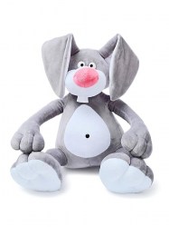 Мягкая игрушка Кролик Эрни, 62 см, цвет серый 12-29-1