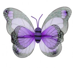 Карнавальные крылья Бабочка, для детей, цвет фиолетовый	