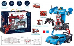 Робот-машина на РУ на батарейках (свет) в коробке