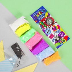 Набор креативного творчества Воздушный пластилин серия Air Clay 7 цветов