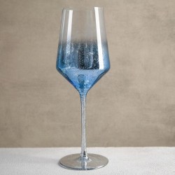 Бокал для вина Мерцание 500 мл, 8,5х25 см, цвет синий
